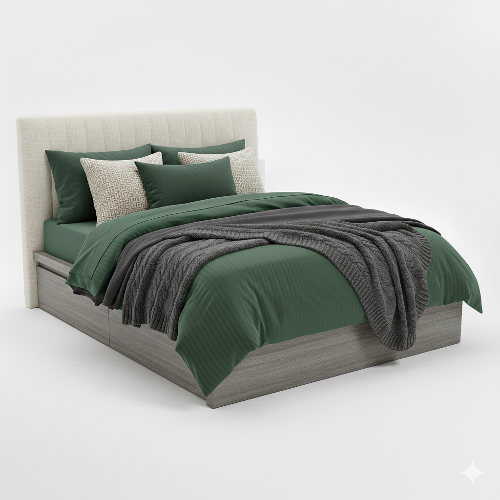 Cedarfield Stripe Sateen Duvet Set