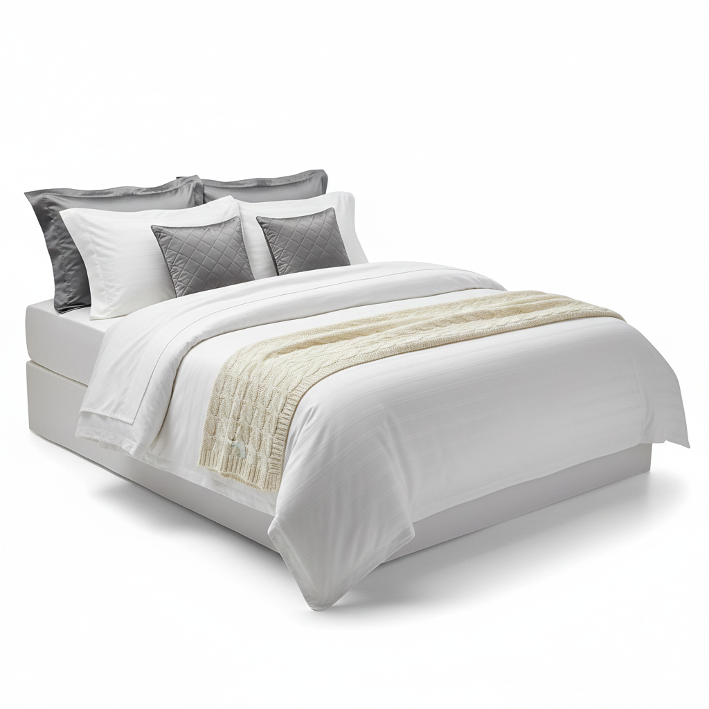 Noirline Hotel Stripe Sateen Duvet Set