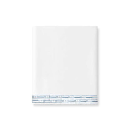 MEMÓRIA Sheet Set with embroidered hem and pillowcase edges in cotton