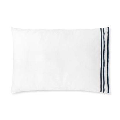 Sonata Sham Pair with triple ribbon detail – elegant cotton design