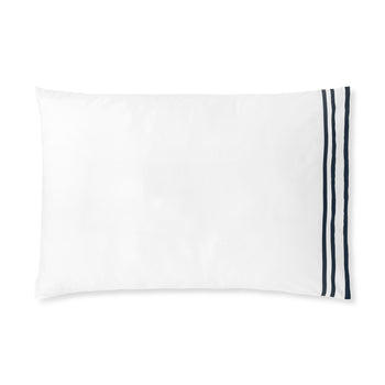 Sonata Sham Pair with triple ribbon detail – elegant cotton design