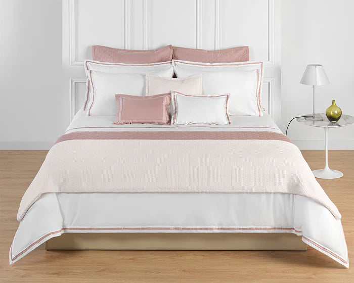 Éden Duvet Cover Set in 750TC Sea Island Cotton with triple pleat flange