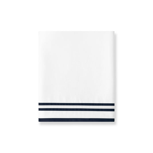 Sonata Flat Sheet Set with triple ribbon detail – elegant cotton