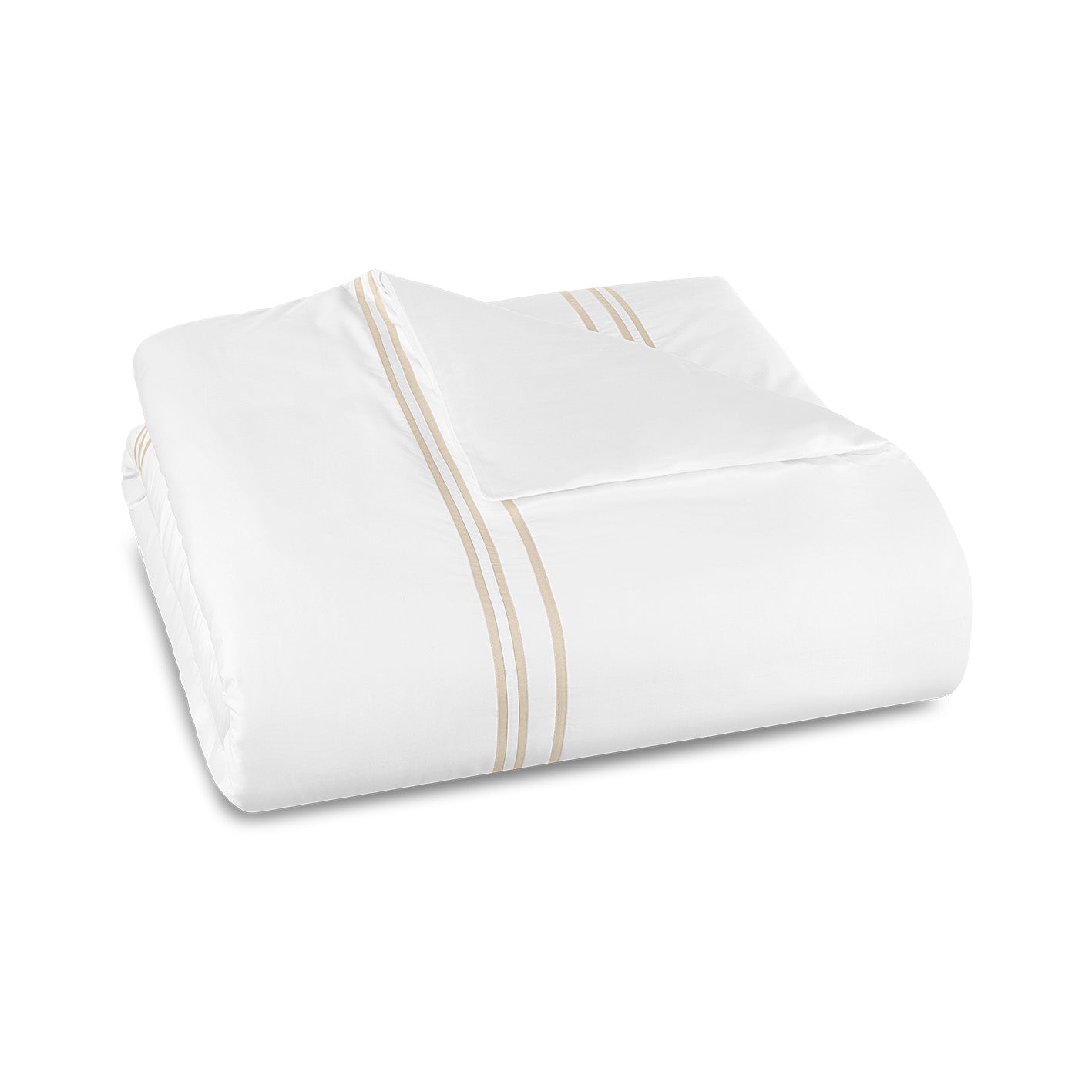 Sonata Duvet Cover with triple ribbon detail – elegant cotton