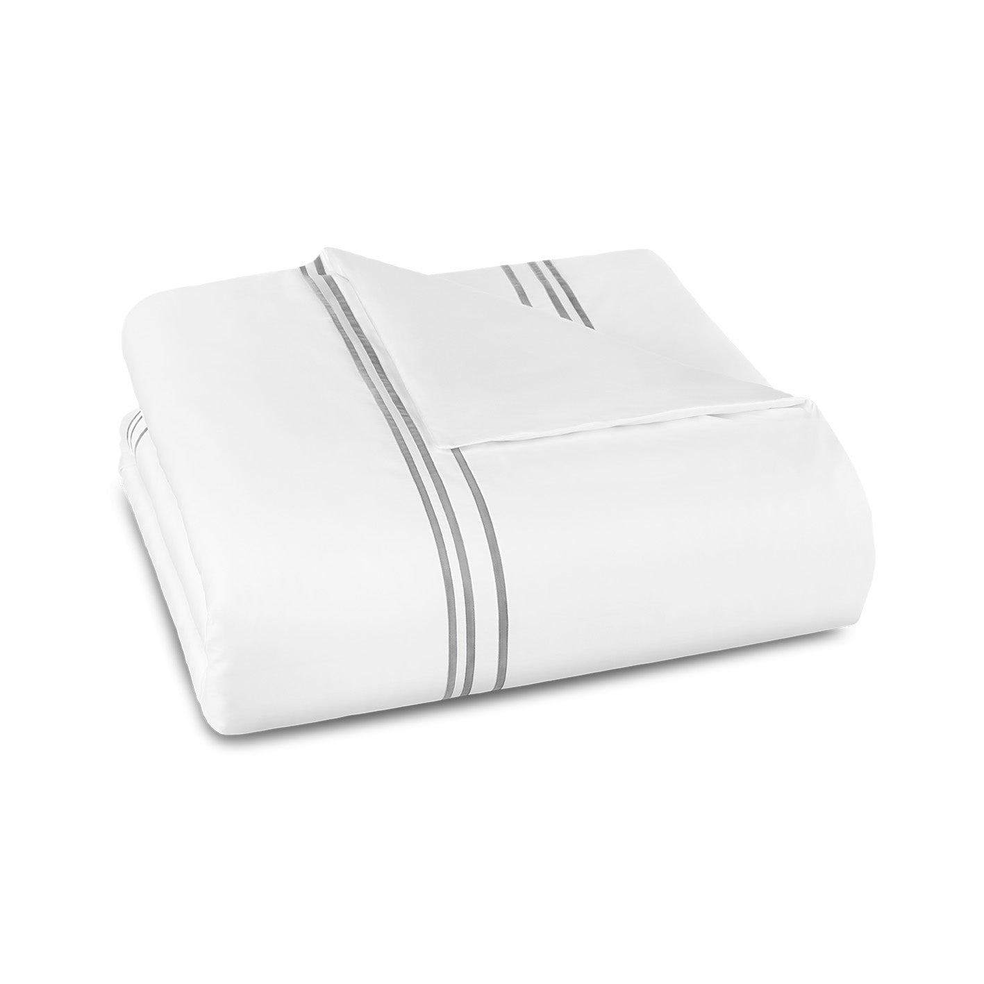 Sonata Duvet Cover with triple ribbon detail – elegant cotton