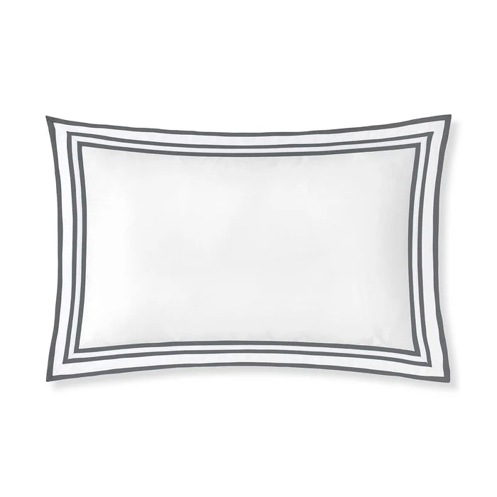 Sonata Sham Pair – Triple Ribbon Elegant Design