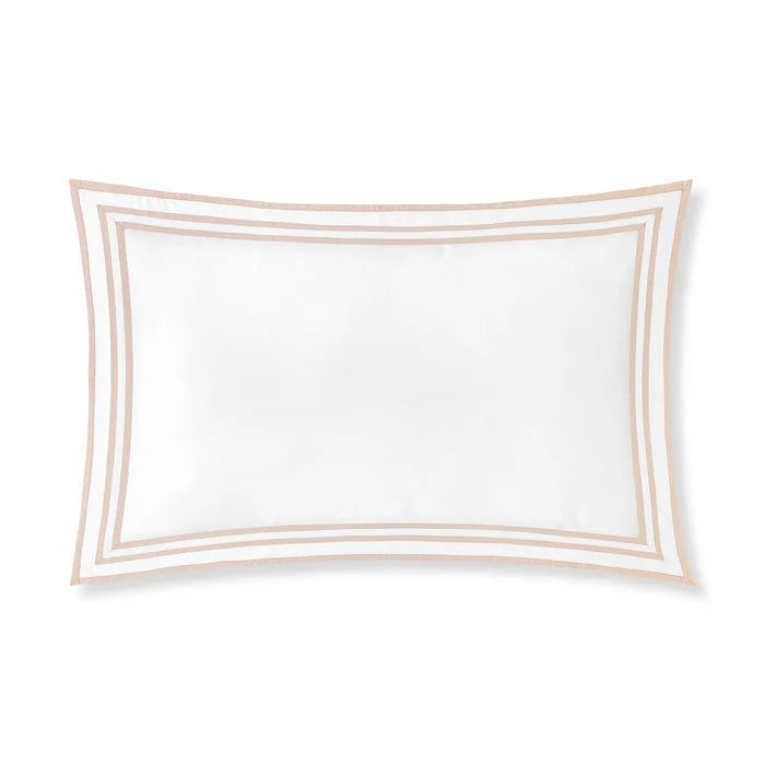 Sonata Euro Sham – Triple Ribbon Elegant Design