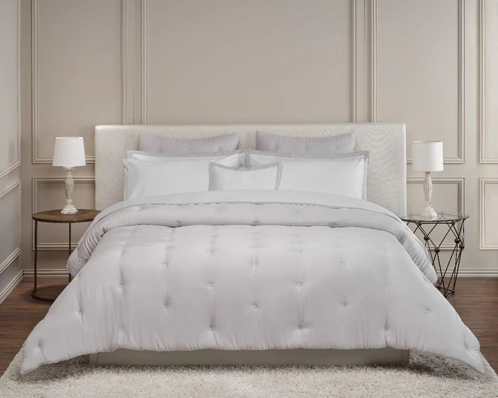 Savia bamboo quilted Euro sham with elegant soft sateen finish