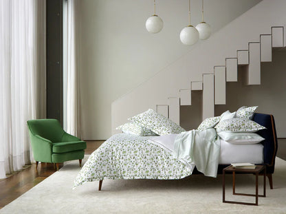 Vila Flor Euro sham in 430TC Egyptian cotton floral sateen