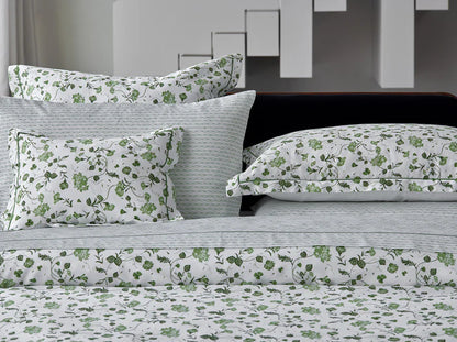 Vila Flor floral duvet cover in 430TC Egyptian cotton sateen