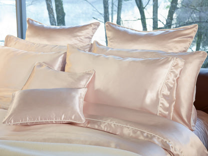 Maria Silk Sham Pair – Pure Mulberry Silk Luxury
