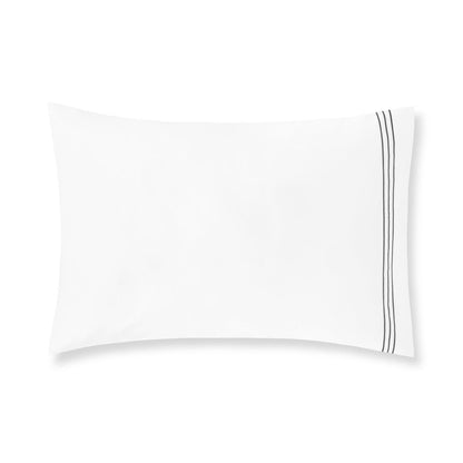 Alvorada Pillowcase Pair in soft cotton with elegant satin stitch