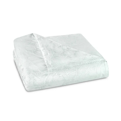 Copacabana cotton silk jacquard duvet cover with tropical pattern