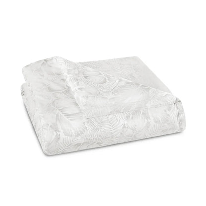 Copacabana cotton silk jacquard duvet cover with tropical pattern
