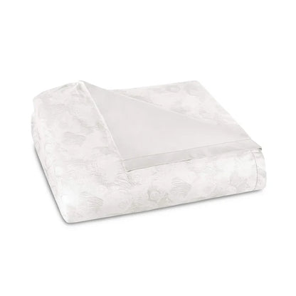 Cristal cotton silk jacquard duvet cover with peacock pattern