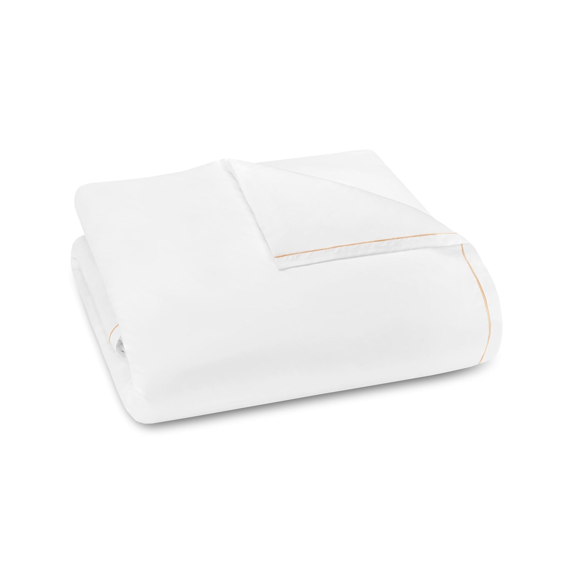 Dália Duvet Cover in 800TC sateen with satin stitch and flange trim