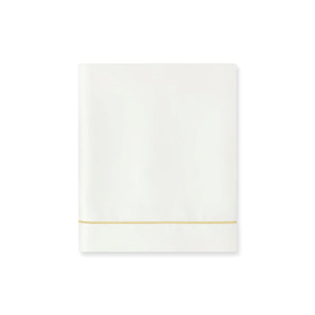 Dália Flat Sheet Set with satin stitch detail – 800TC luxury cotton