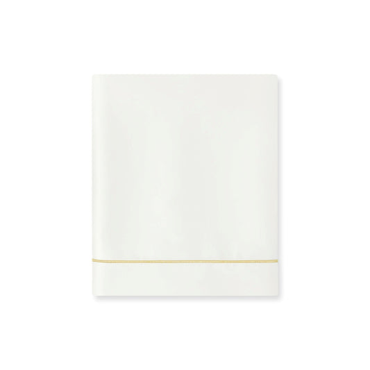 Dália Flat Sheet Set with satin stitch detail – 800TC luxury cotton