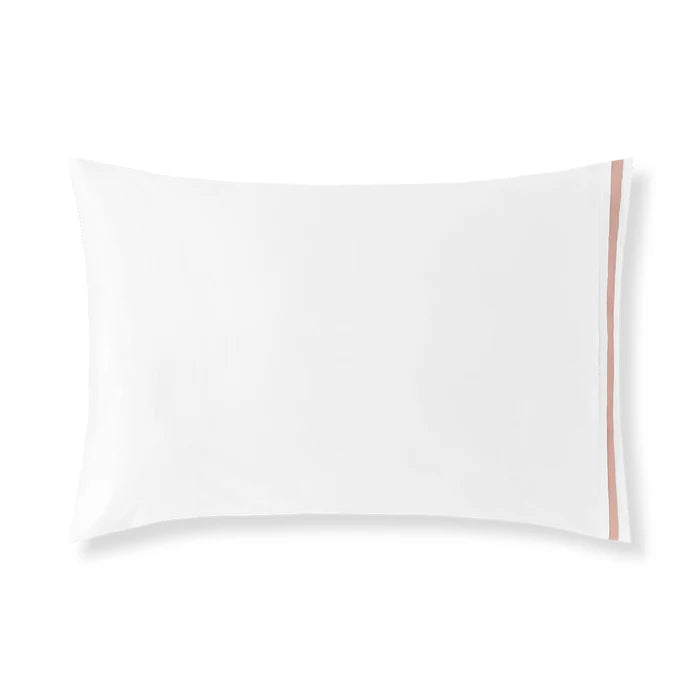 Éden Sham in 750TC Sea Island Cotton with simple stitch detailing