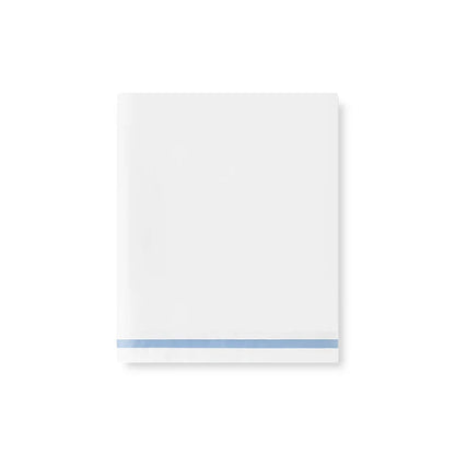 Éden Flat Sheet Set in 750TC Sea Island Cotton with simple stitch