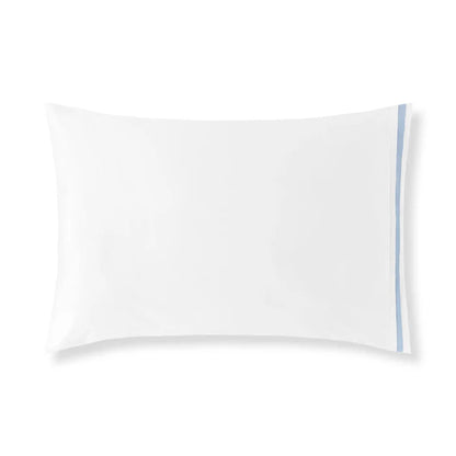 Éden Sham Pair in 750TC Sea Island Cotton with simple stitch detailing