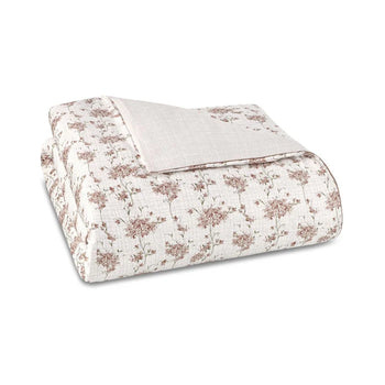 Encanto floral Egyptian cotton sateen duvet cover with hydrangeas
