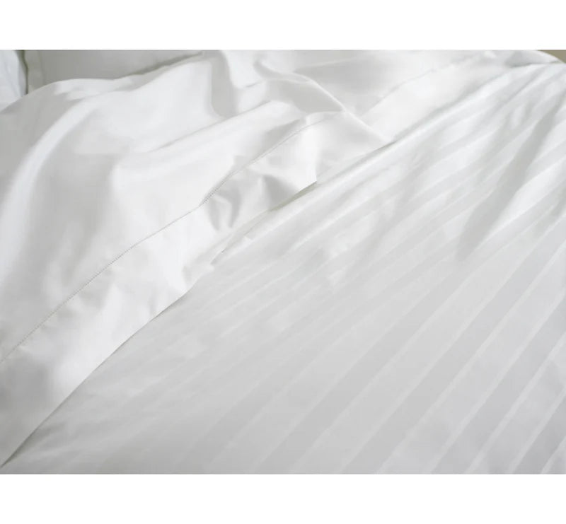 Senda Giza 94 Egyptian Cotton Jacquard Stripe Duvet Cover
