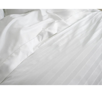 Senda Giza 94 Egyptian Cotton Jacquard Stripe Duvet Cover