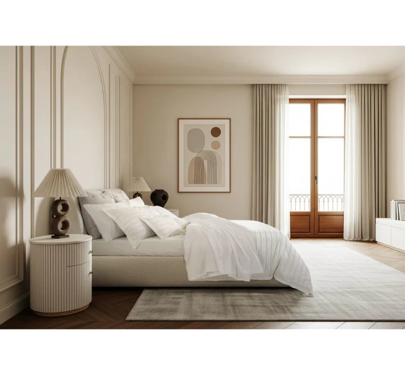 Senda Giza 94 Egyptian Cotton Jacquard Stripe Duvet Cover