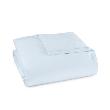 Flora Duvet Cover – Silk‑Blend Hemstitch Percale