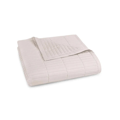 Fresco quilted coverlet in Egyptian cotton percale bedding