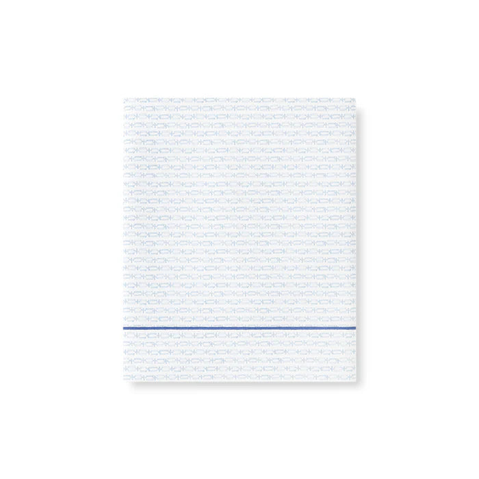 Gaia geometric print Egyptian cotton sateen flat sheet