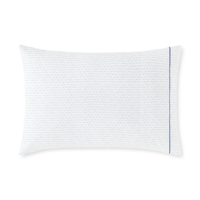 Gaia geometric print Egyptian cotton sateen pillowcase pair