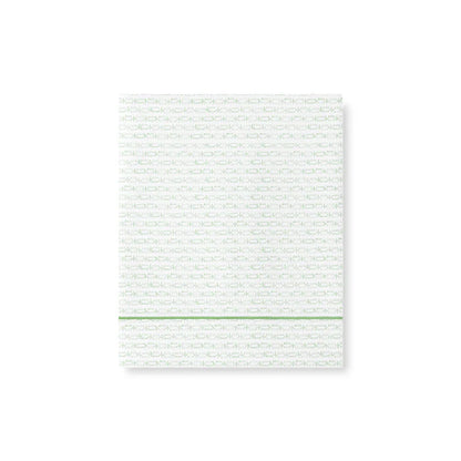 Gaia geometric print Egyptian cotton sateen flat sheet