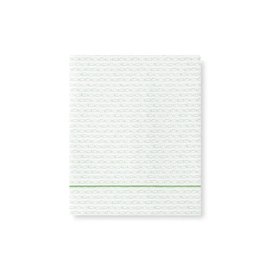 Gaia geometric print Egyptian cotton sateen flat sheet