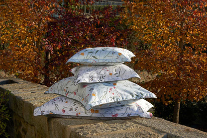 Infantas printed Egyptian cotton sateen Euro sham with piping