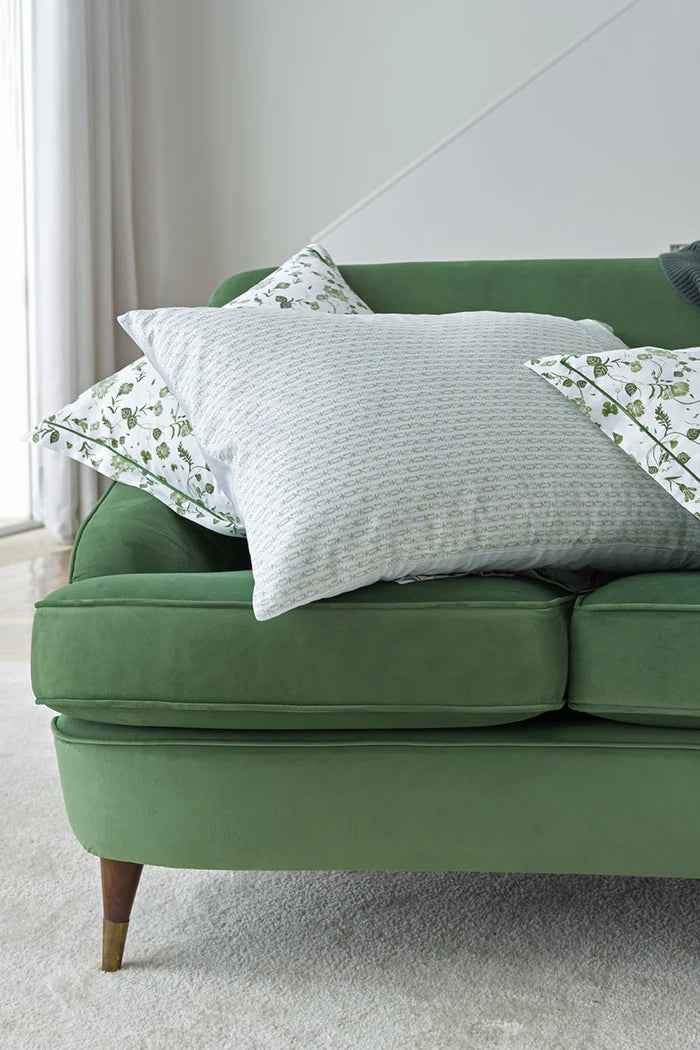Gaia geometric print Egyptian cotton sateen pillowcase pair