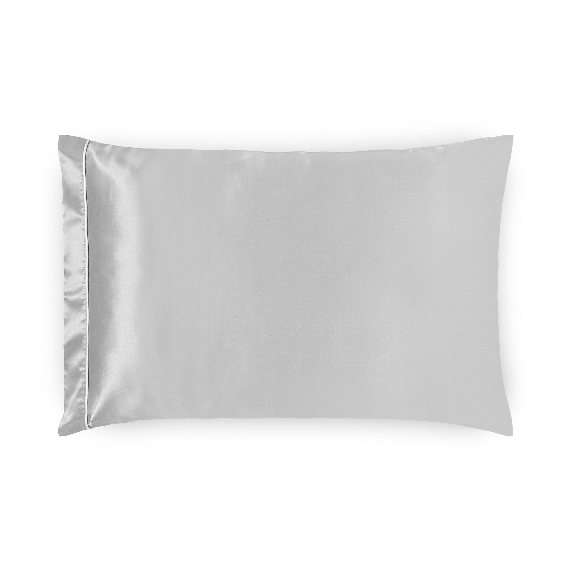 Maria Flat Sheet Set in pure mulberry silk with elegant piping