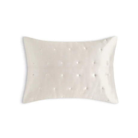 Maria quilted silk sham in Mulberry silk with elegant finish