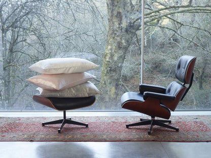 Maria Silk Sham Pair with elegant piping – pure mulberry silk