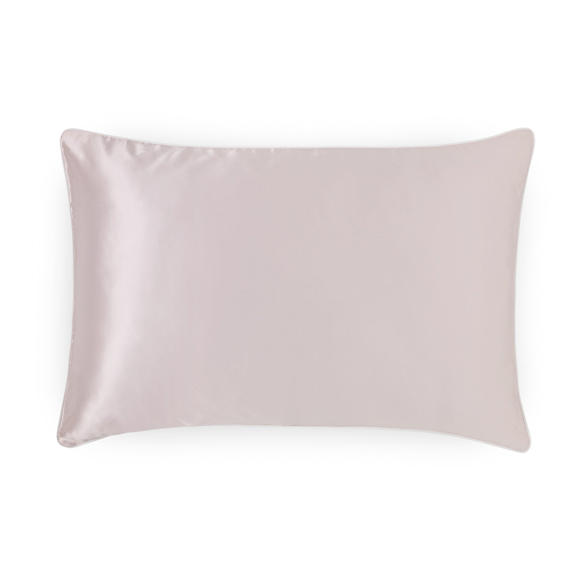 Maria Silk Sham Pair with elegant piping – pure mulberry silk