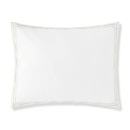 Memória 400TC Giza 94 Egyptian cotton embroidered boudoir sham with elegant border design