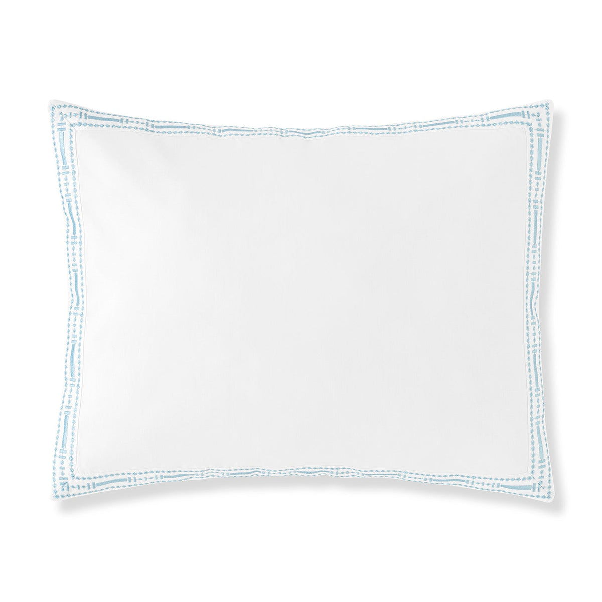 Memória 400TC Giza 94 Egyptian cotton embroidered boudoir sham with elegant border design