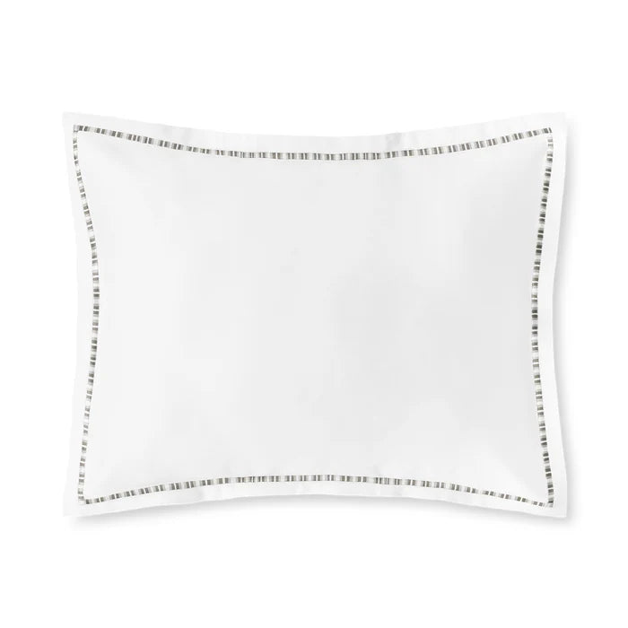 Nirvana Cupro Cotton Pillowcase Pair with Flanges and Satin Stitch
