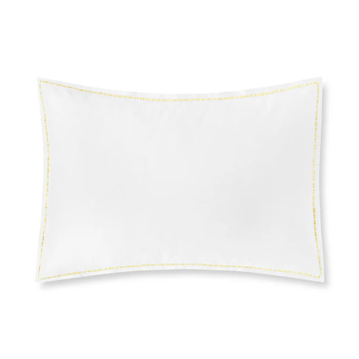 Nirvana Cupro Cotton Pillowcase Pair with Flanges and Satin Stitch