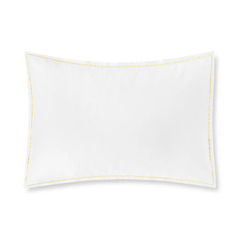 Nirvana Cupro Cotton Pillowcase Pair with Flanges and Satin Stitch