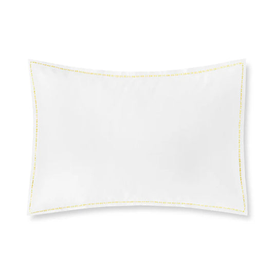 Nirvana Cupro Cotton Pillowcase Pair with Flanges and Satin Stitch