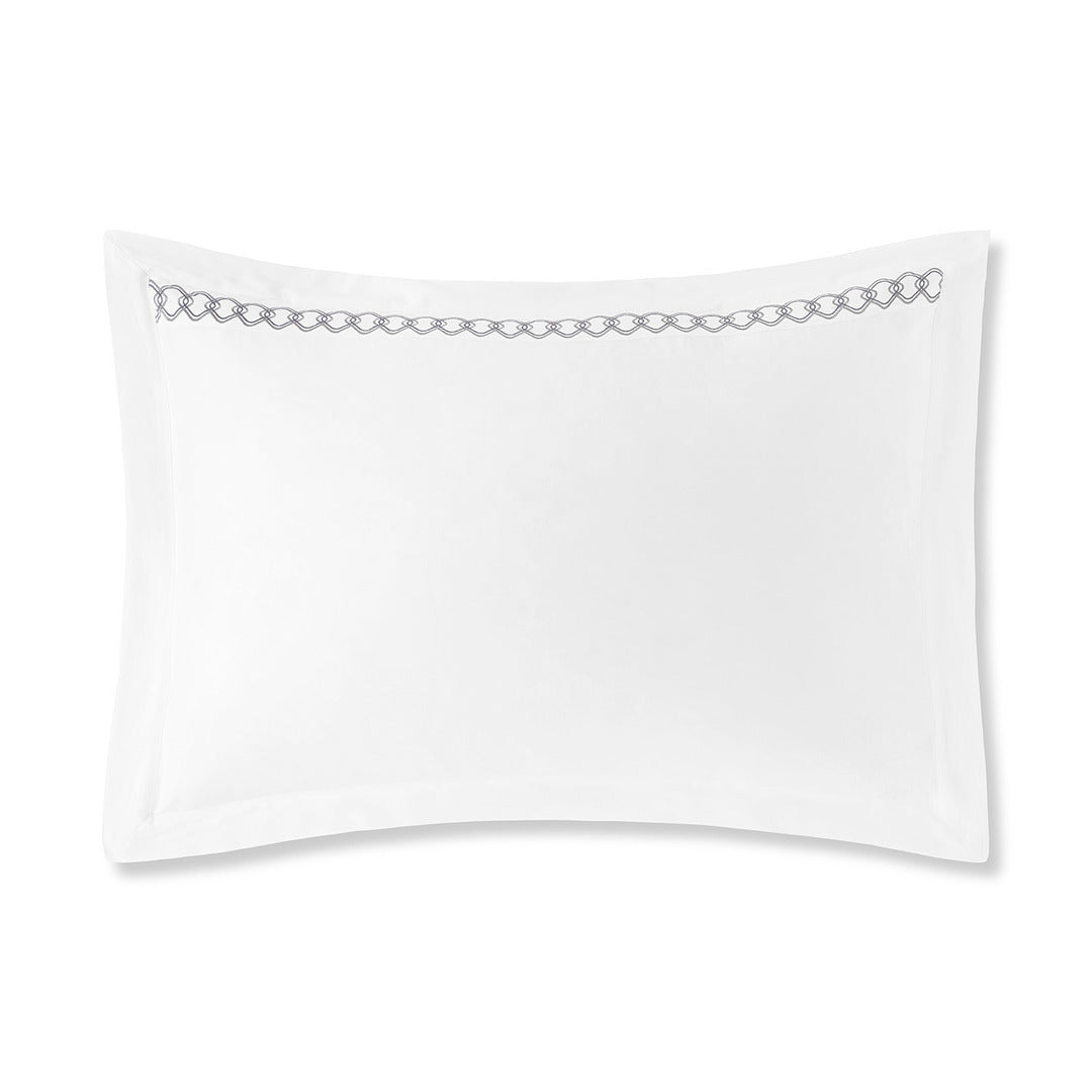 Ornato Pillowcase Pair with Flanges – Embroidered