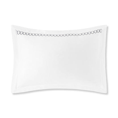 Ornato Pillowcase Pair with Flanges – Embroidered