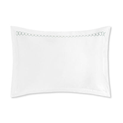 Ornato Pillowcase Pair with Flanges – Embroidered